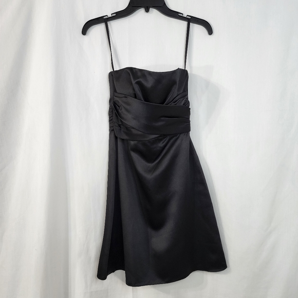 White House Black Market dress size 0 color Black straples - Picture 2 of 7